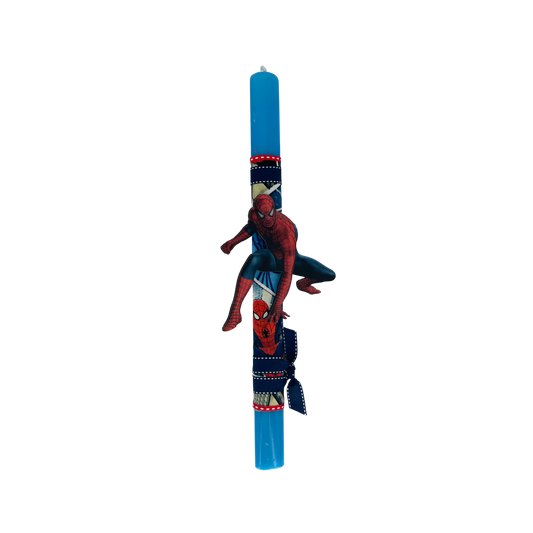 Greek Orthodox Easter Lambades Blue Spider-Man