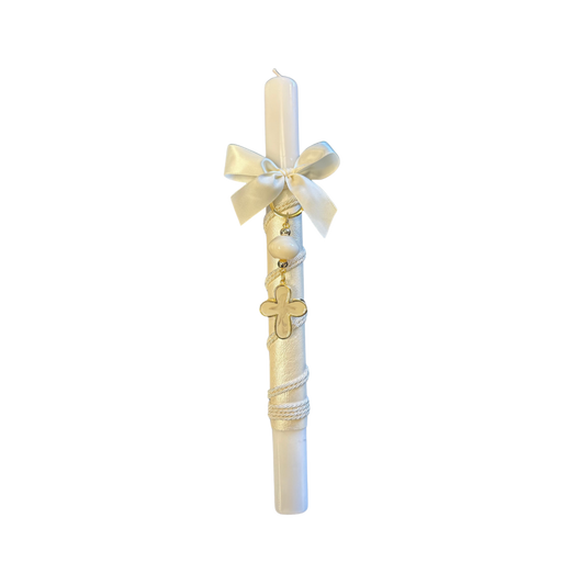 Greek Orthodox Easter Lambades Bubble White Cross