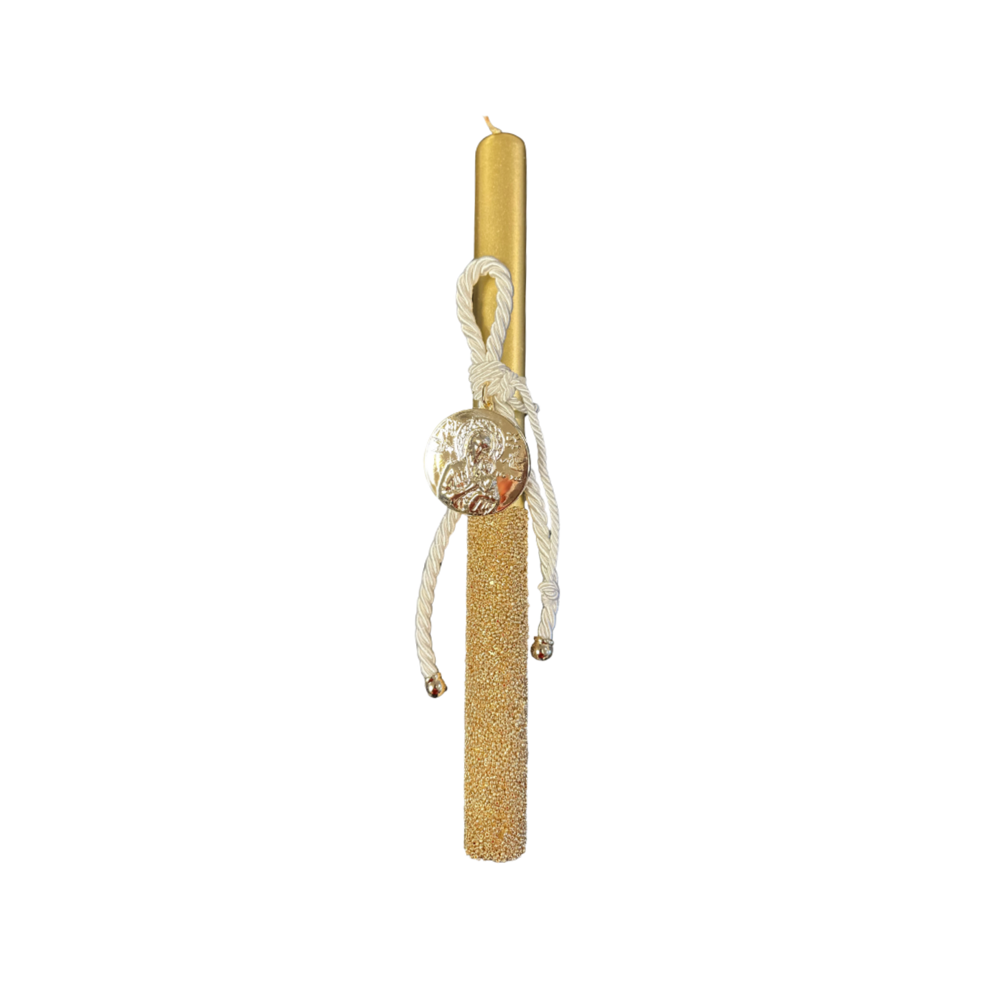 Greek Orthodox Easter Lambades Dazzle Gold Panagia