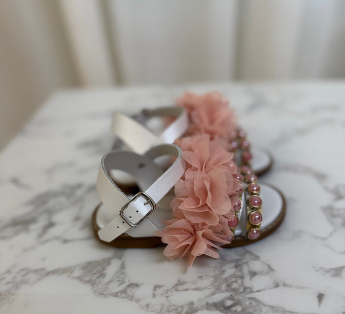 Tailored and Stella Exclusive Flowers and Bling Sandals