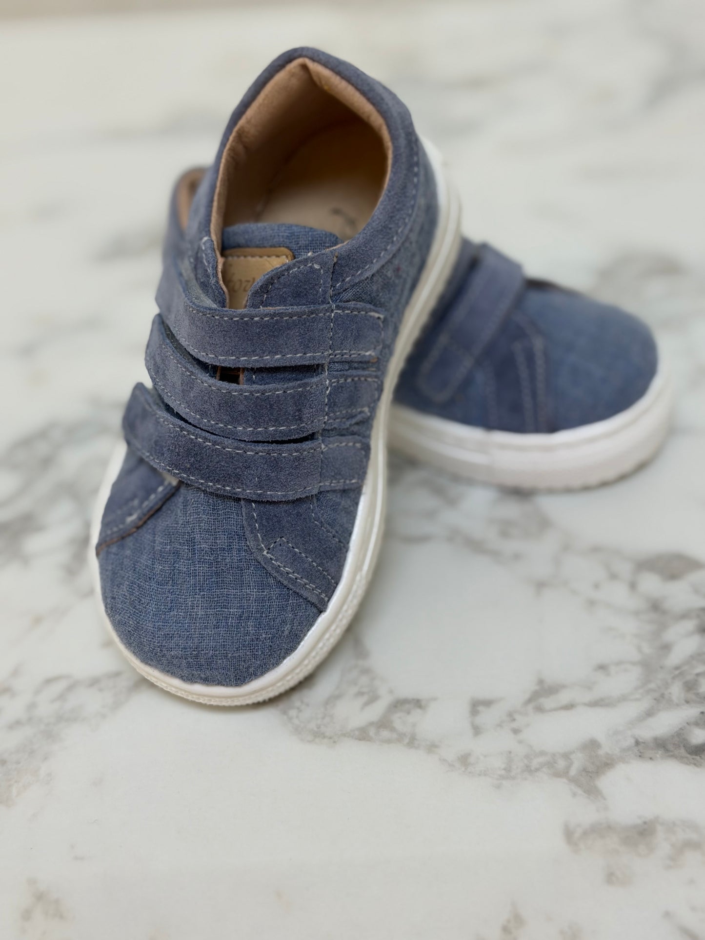 Stova Bambini Boys Denim Blue Sneakers