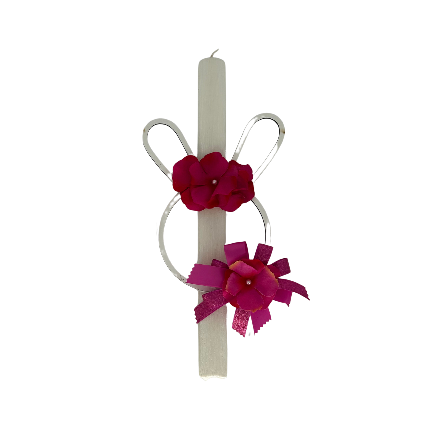 Greek Orthodox Easter Lambades Magenta Bunny