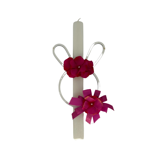 Greek Orthodox Easter Lambades Magenta Bunny