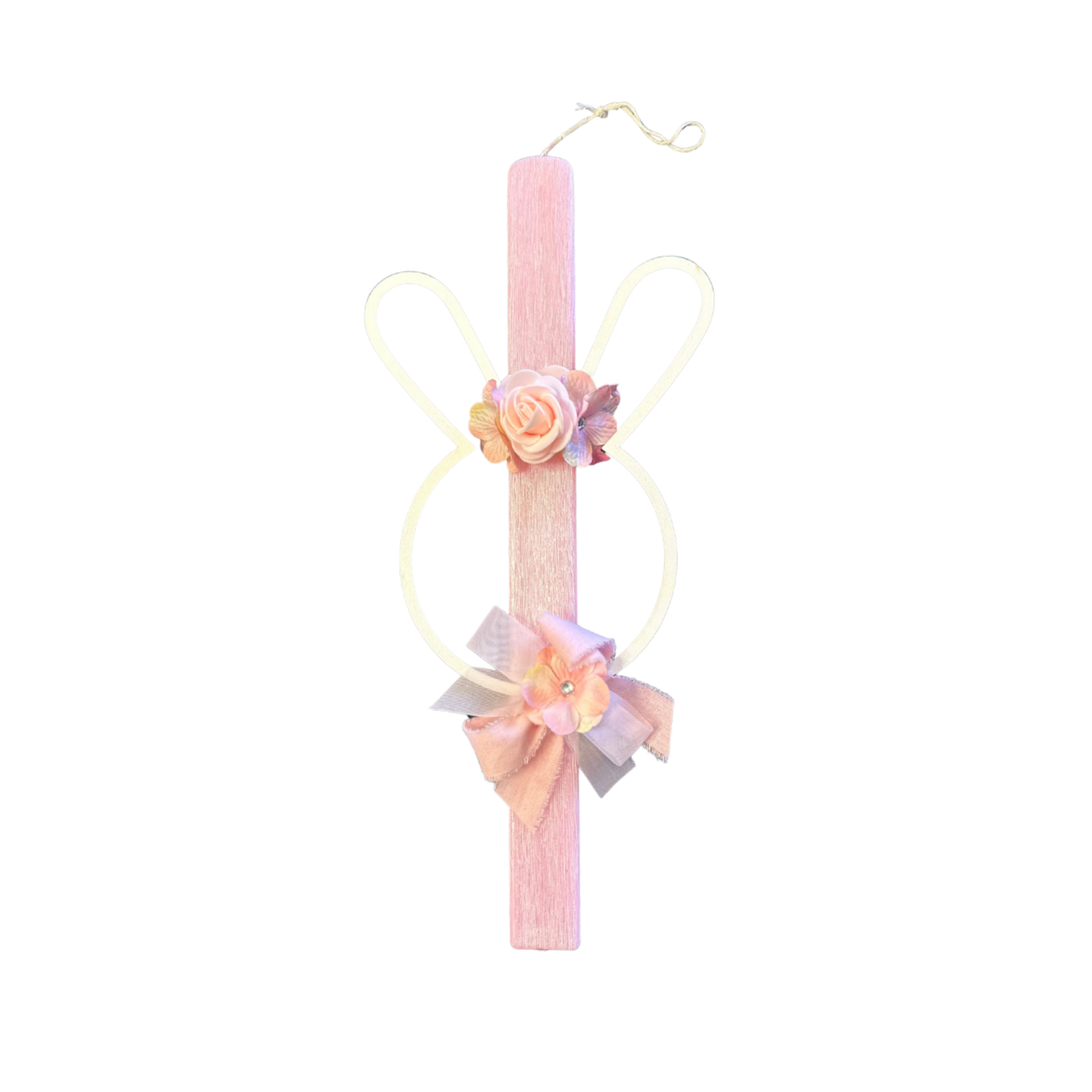 Greek Orthodox Easter Lambades Rosey Blush Bunny