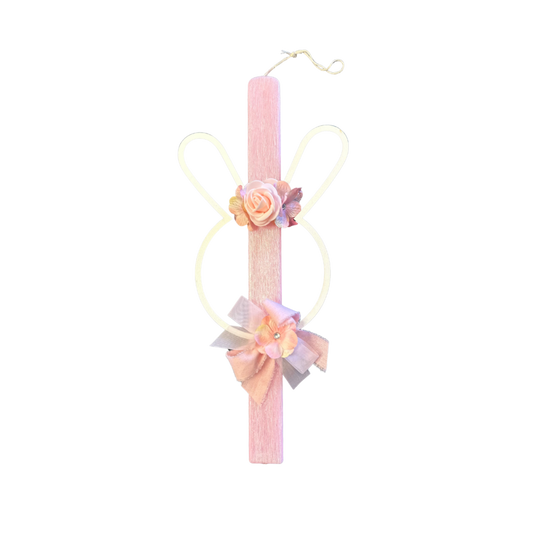 Greek Orthodox Easter Lambades Rosey Blush Bunny