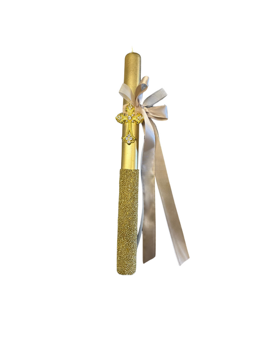 Lambada Easter Greek Candles Handmade Showstopper Cross
