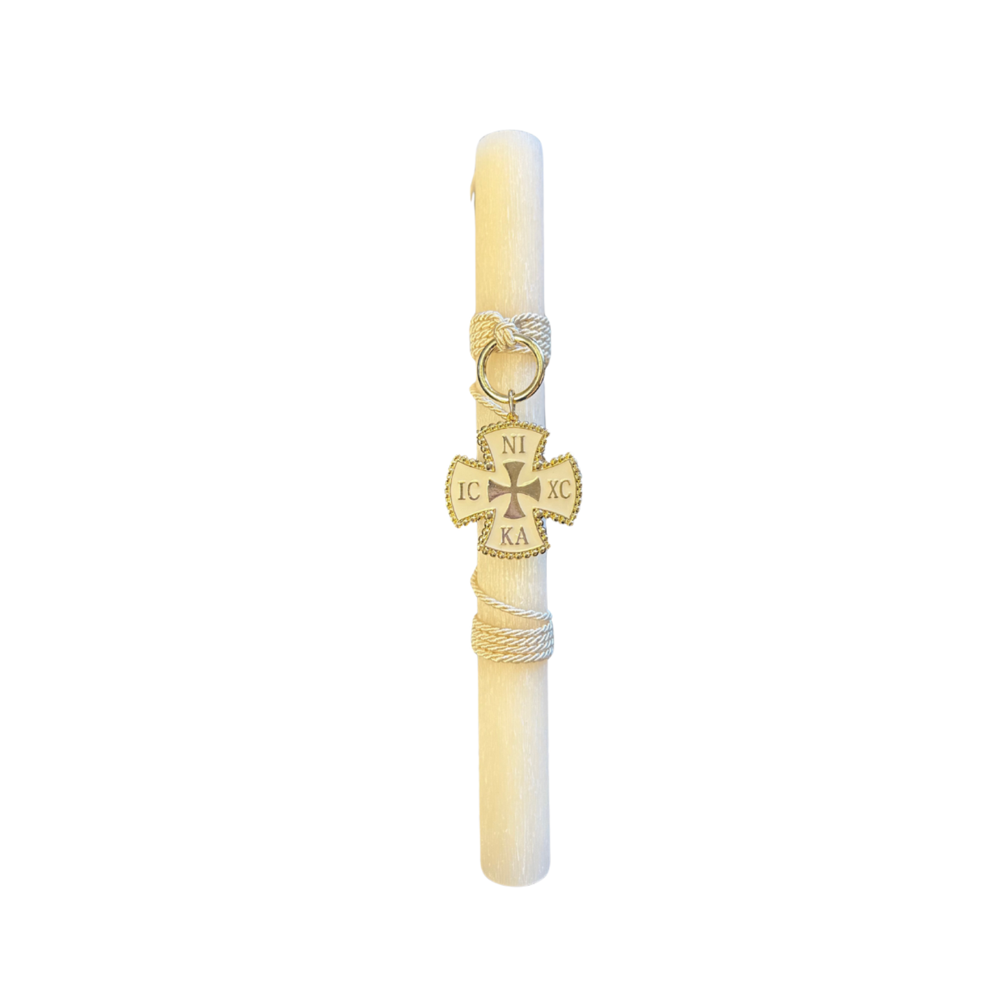 Greek Orthodox Easter Lambades Soft White Christogram