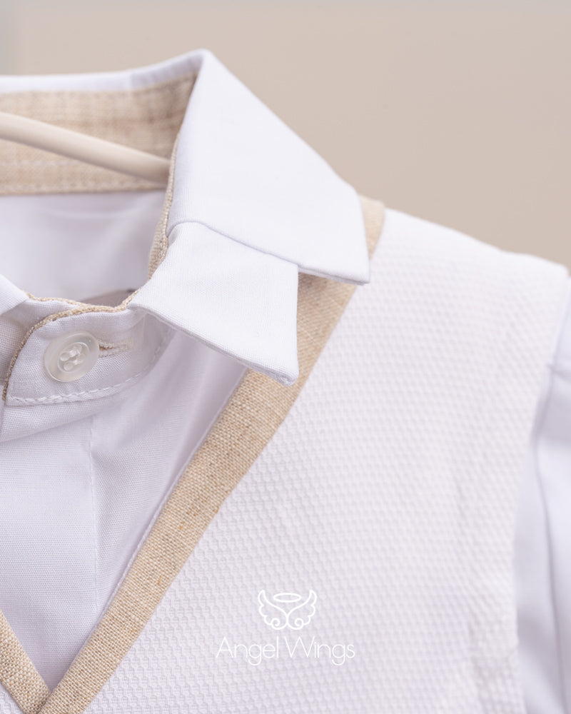 Leonard Angel Wings Baptismal Set