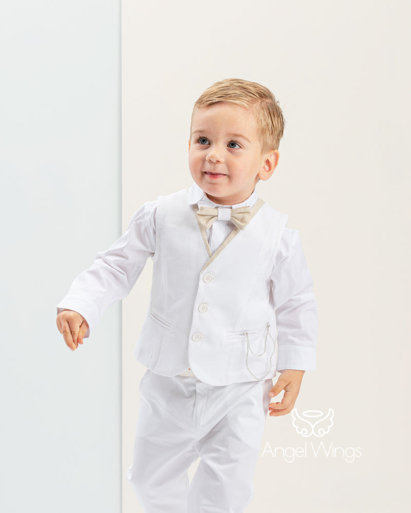 Leonard Angel Wings Baptismal Set