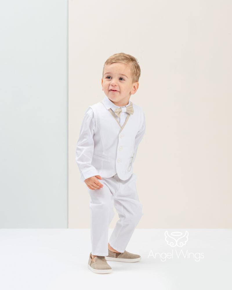 Leonard Angel Wings Baptismal Set
