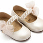 BS3596 BABYWALKER Pearl Embelished Ballerinas