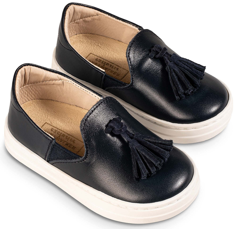 EXC5279 BABYWALKER Boys Leather Tassel Shoes