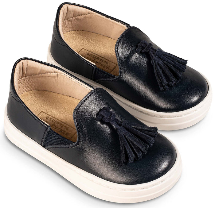 EXC5279 BABYWALKER Boys Leather Tassel Shoes