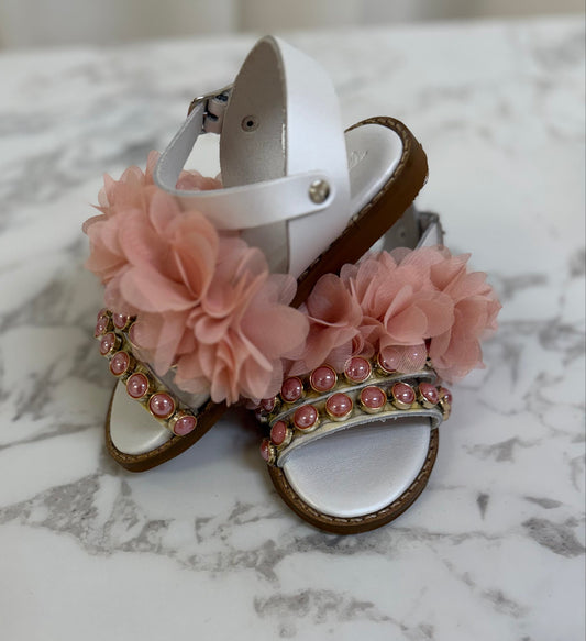 Tailored and Stella Exclusive Flowers and Bling Sandals