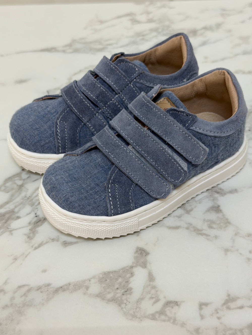 Stova Bambini Boys Denim Blue Sneakers