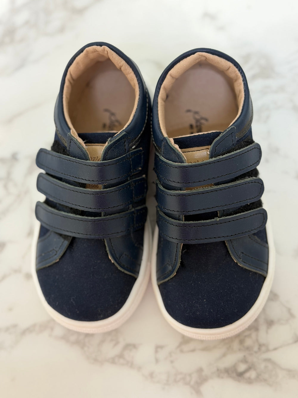 Stova Bambini Boys Navy Blue Sneakers