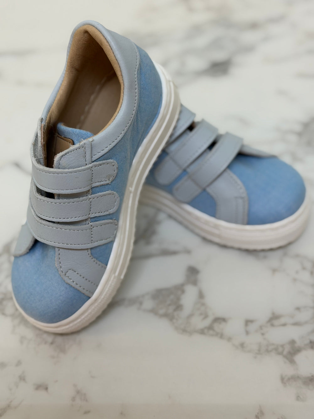Stova Bambini Boys Light Blue Sneakers