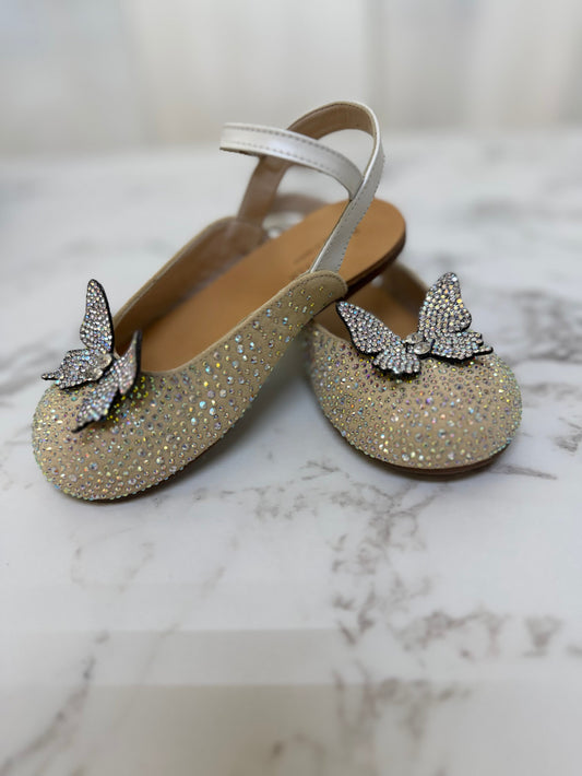 EXC5857 BABYWALKER Swarovski Slingbacks
