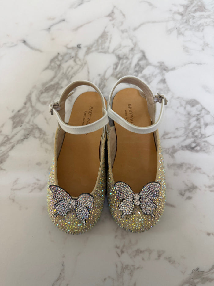 EXC5857 BABYWALKER Swarovski Slingbacks
