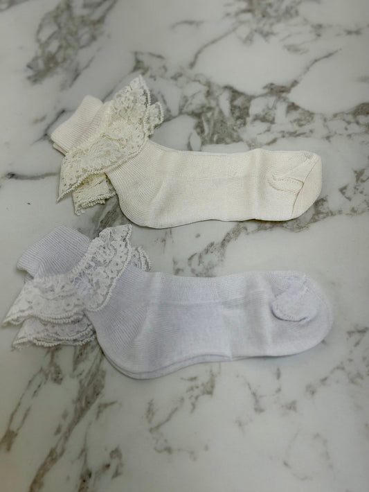 My little Kiki Lace Ruffle Sock