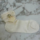 My little Kiki Pearl Bow Sock