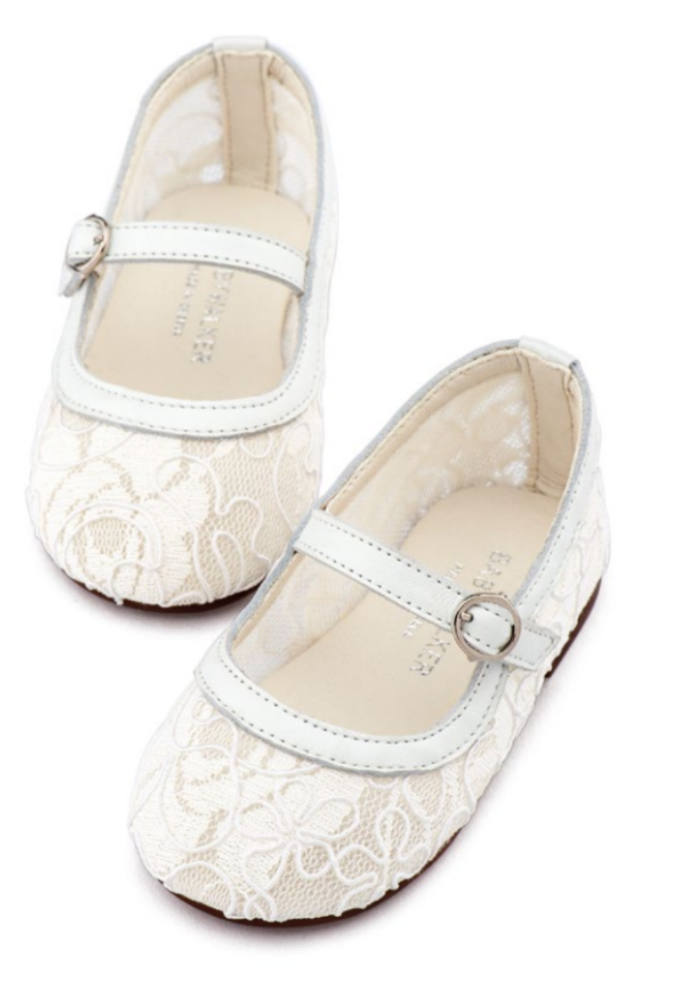 EXC5897 BABYWALKER Lace Ballerinas