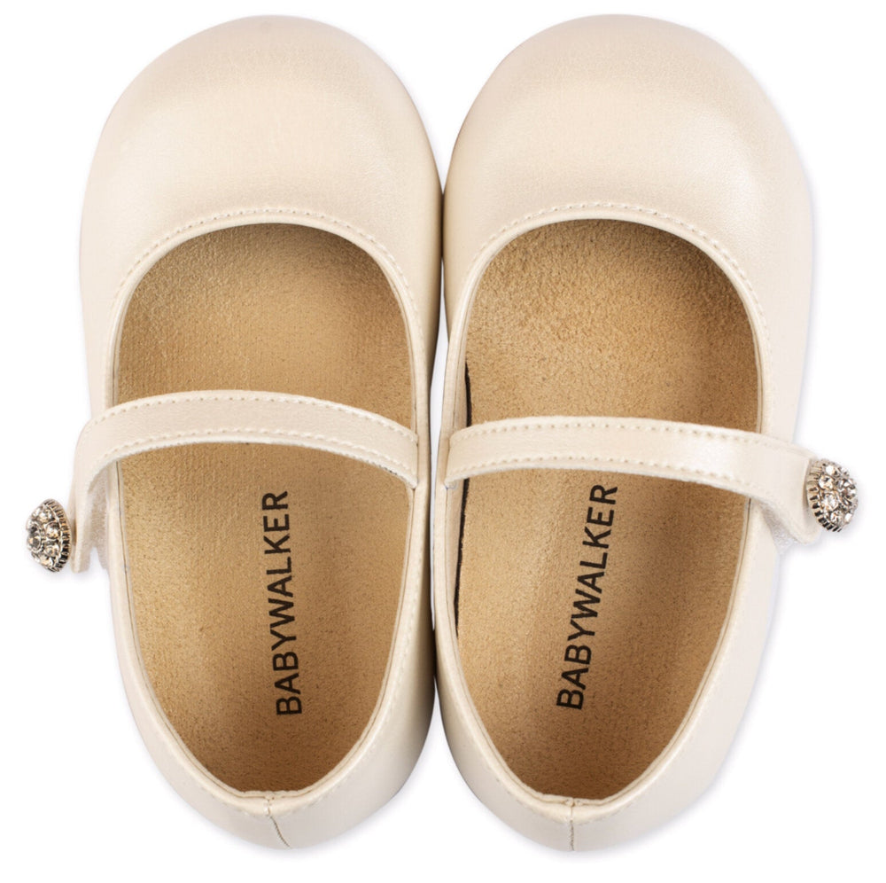 BS3502 BABYWALKER Mary Jane with Crystal Side Mini Brooch