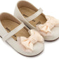 BS3599 BABYWALKER Satin Bow Ballerinas
