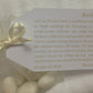 Boubouniera with koufeta symbolism tag