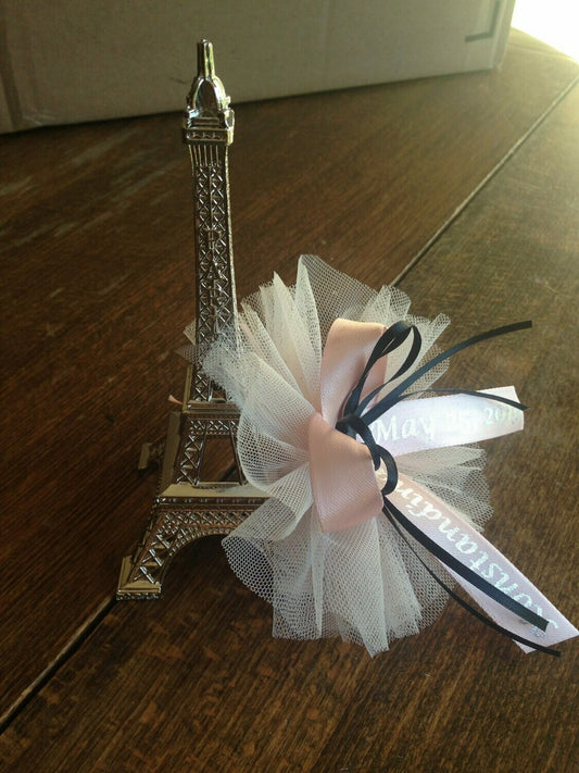 Eiffel tower baptism favor