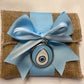 Burlap envelope favor