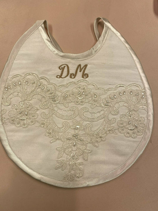 Personalized Katrina laced bib