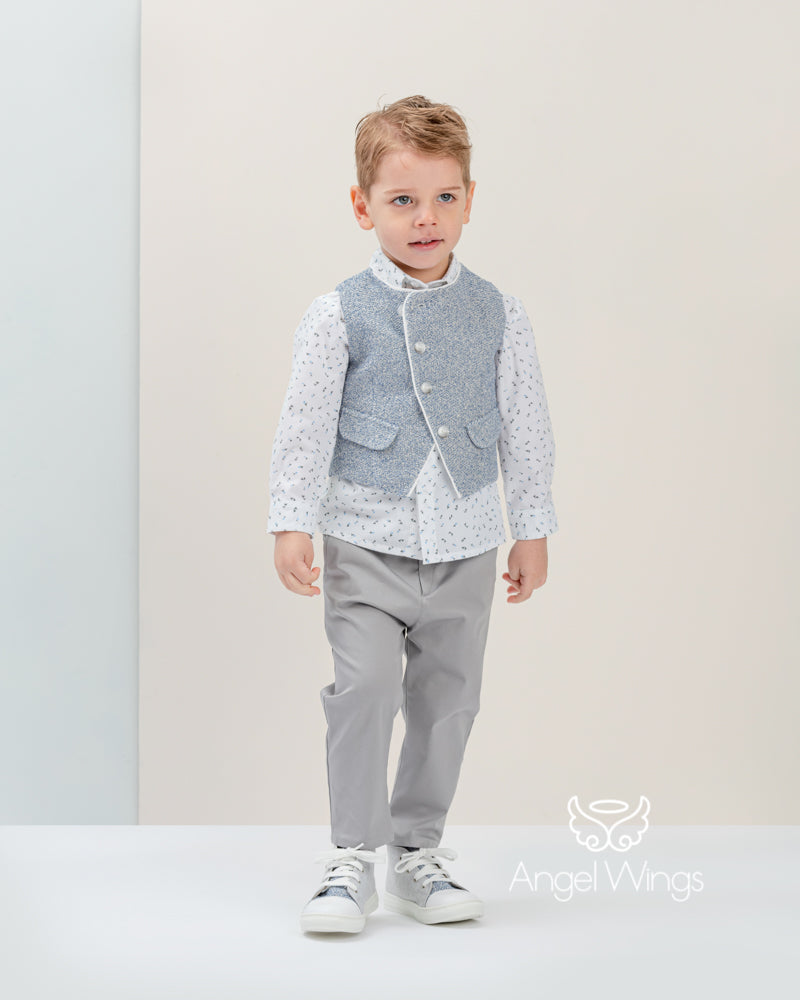 Hermes Angel Wings Baptismal Set