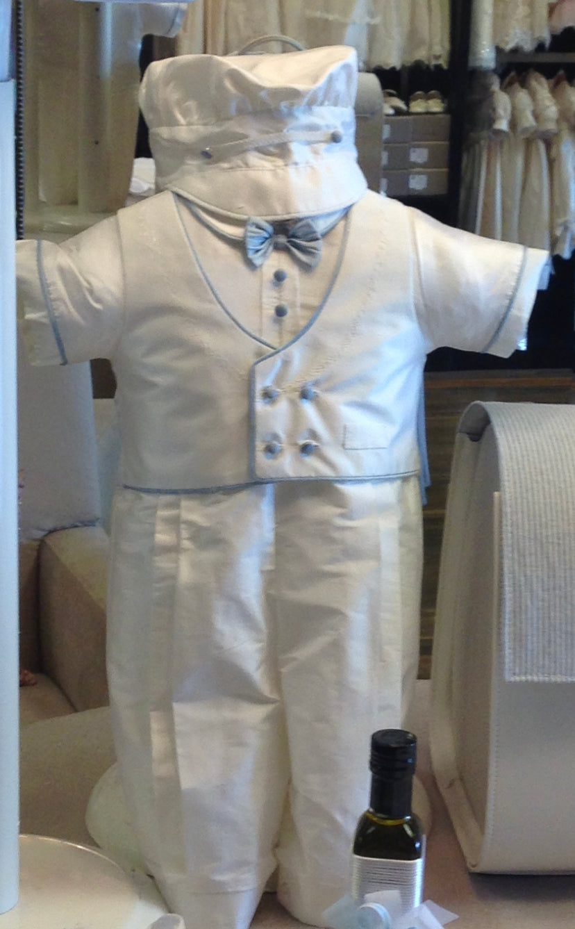 Blue Willie Boys Baptismal Suit