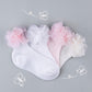 Ruffle lace ankle sock