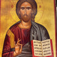 JESUS WITH BIBLE ICON