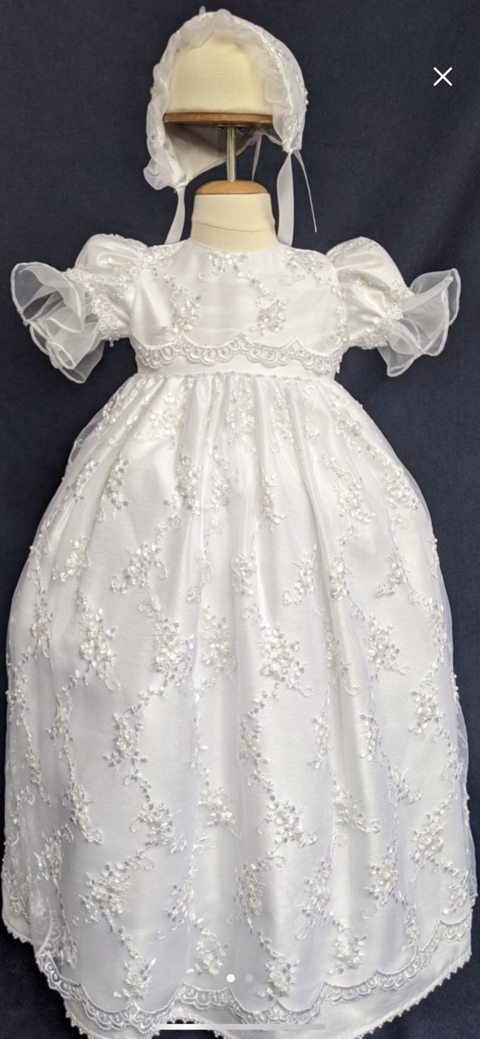 Laura Piccolo Bacio Baptismal Gown