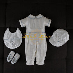 Little Prince Boys Baptismal Suit