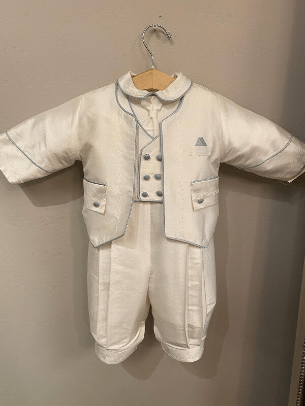 Blue Nunzio Boys Baptismal Suit