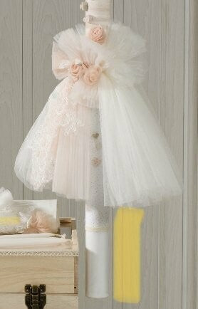 TULLE SKIRT WITH FLOWERS