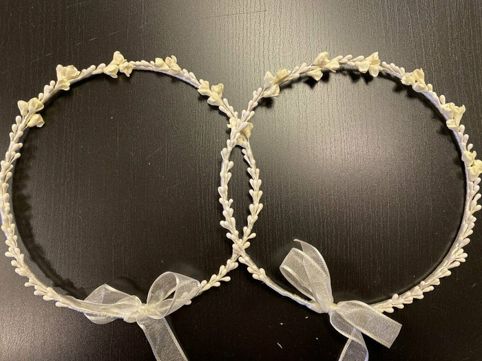 French porcelain ivory flowers